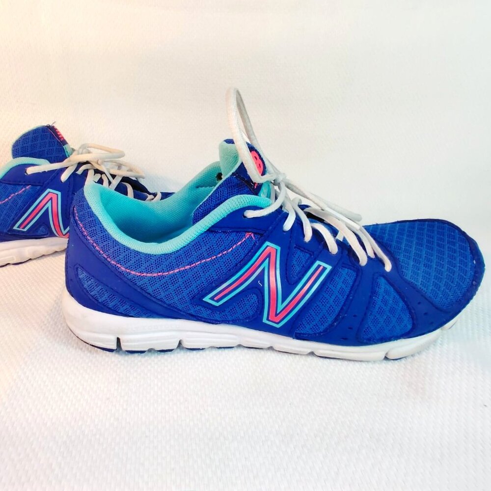 New Balance 550 Shoes Womens 7.5 Blue Fabric Running Training Sneakers WE550BB